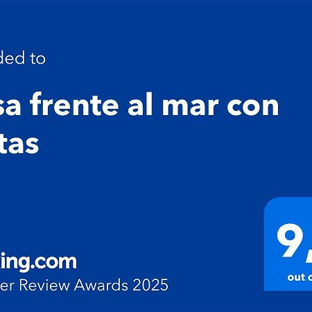 Апартаменты Casa Frente Al Mar Con Vistas Олива Экстерьер фото